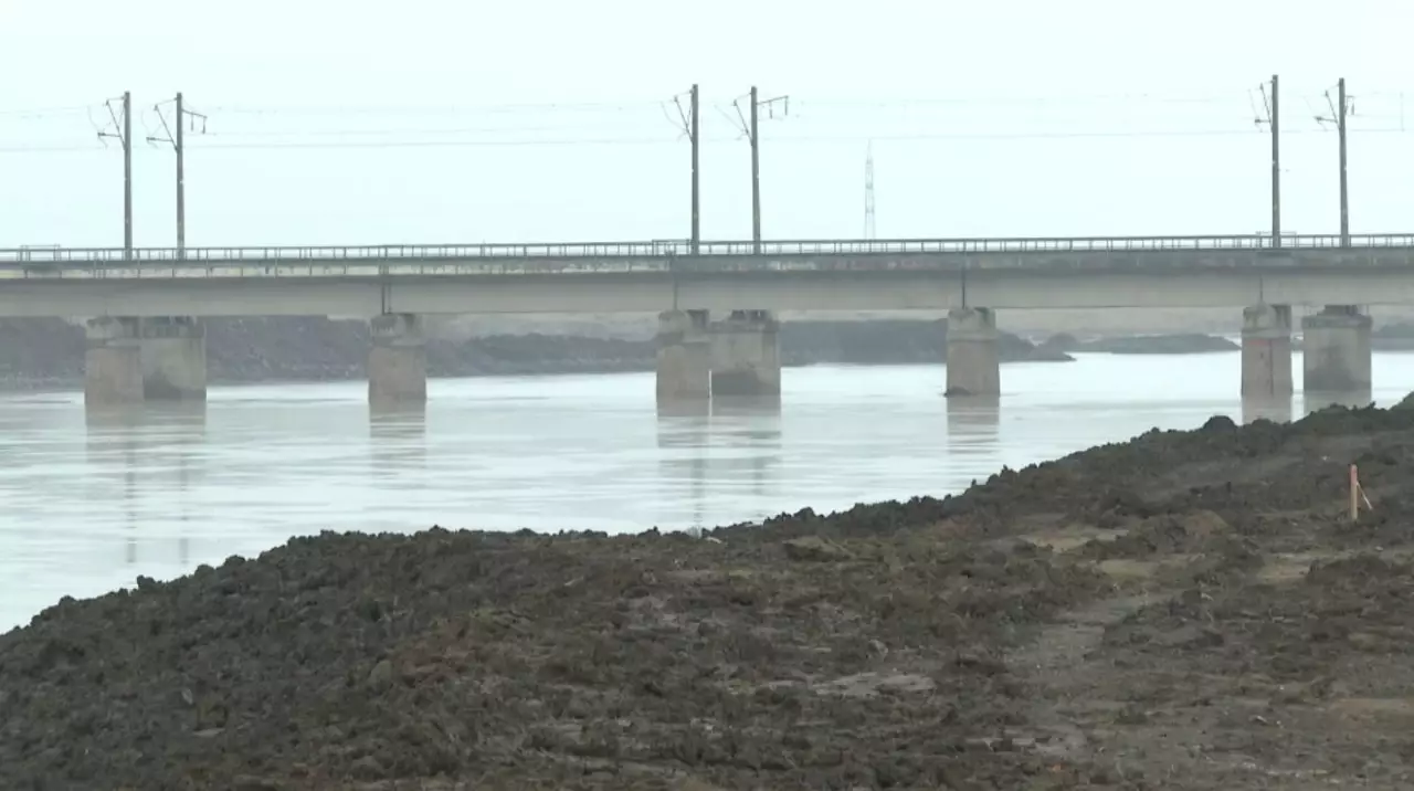 Жабай өзенінде су деңгейі төмендеді