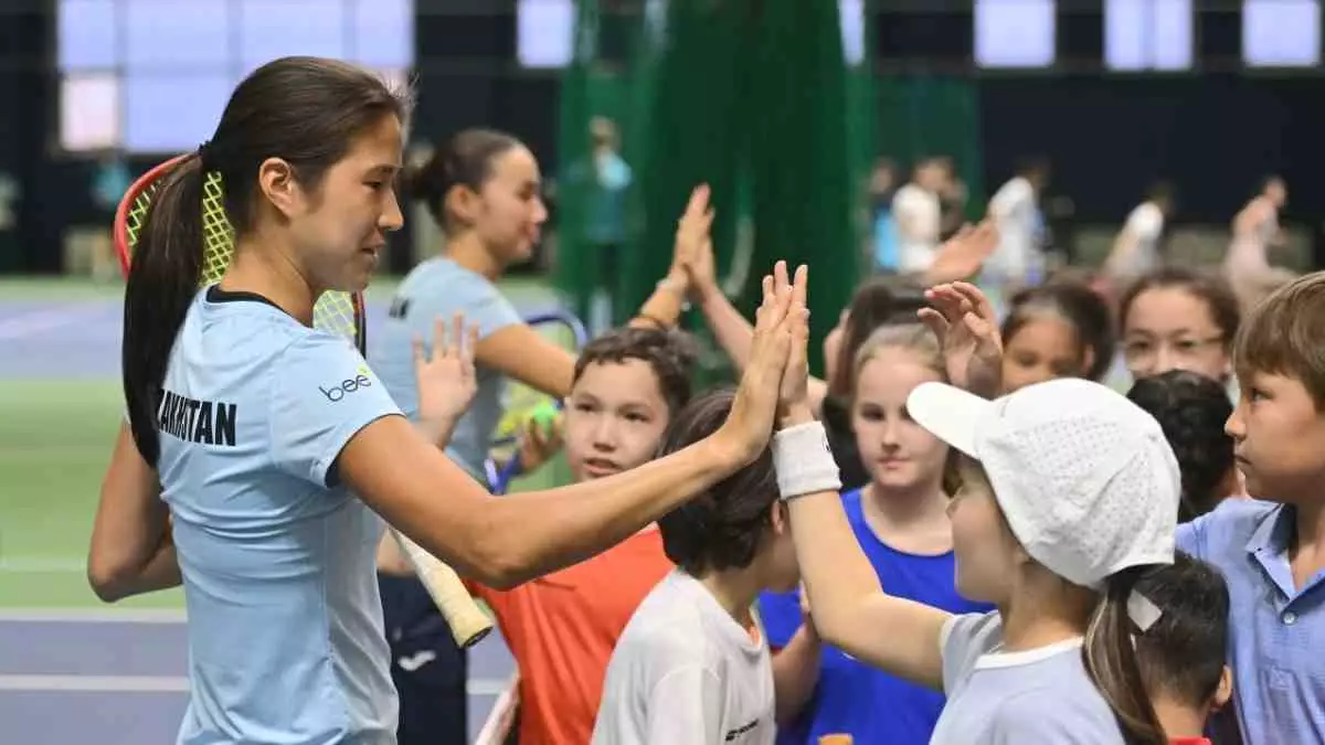 Теннис жұлдыздары мен жас таланттар: Астанадағы ұмытылмас "Kids Day"