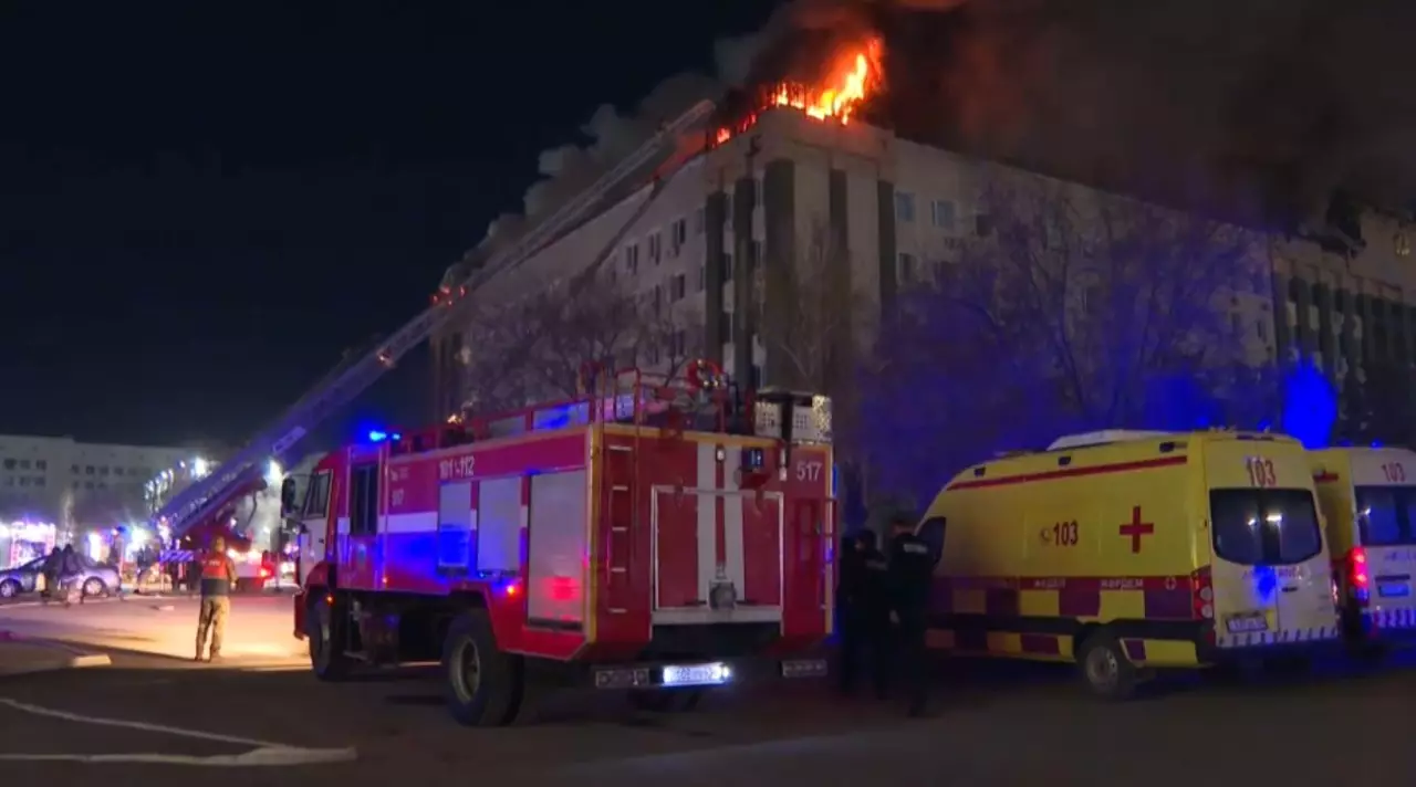 Ақтөбедегі өрт сөндірілді