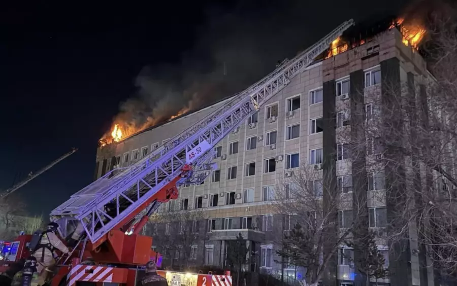 Ақтөбе облысы әкімдігіндегі өрт: тергеу тобы құрылды