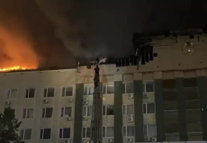 Әкімдікті шарпыған өрт: Ақтөбе облысының әкімі мән-жайды айтты