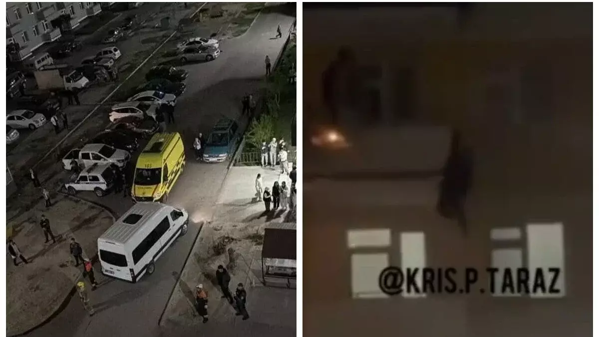 Таразда ер адам 5-қабаттан секіріп кетті
