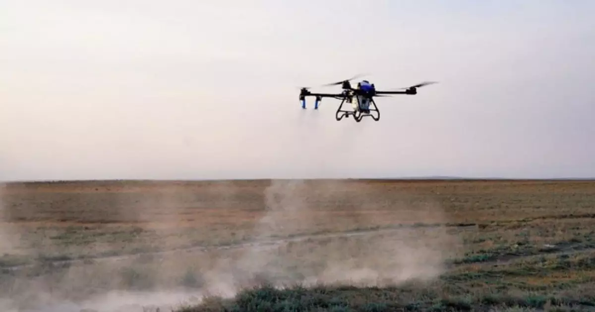  Шегірткеге қарсы күресте 100-ден астам дрон пайдаланылмақ 