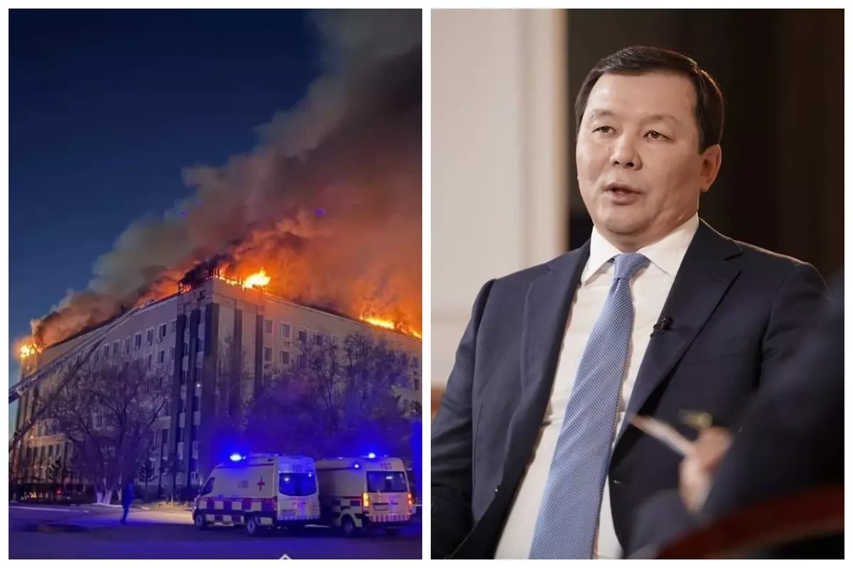 "Мамандардың көп бөлігі өз жұмыс орындарына оралады": Ақтөбе әкімі ғимараттағы өртке қатысты мәлімдеме жасады