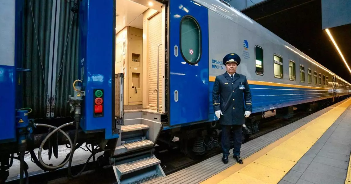   "Астана – Омбы"  пойызының жолаушылар вагондары жаңартылды   