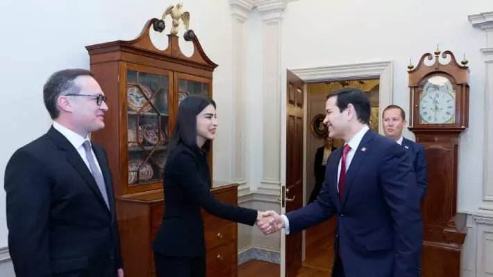 Саида Мирзиёева встретилась с Марко Рубио в Вашингтоне
