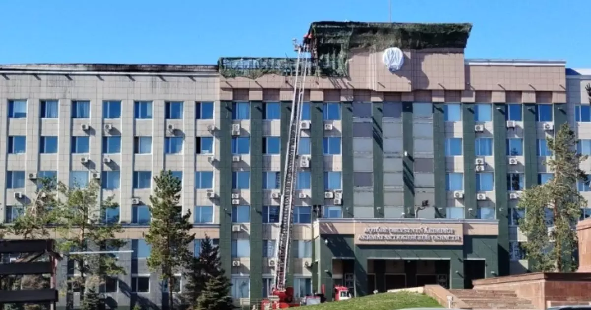  Ақтөбе облысы әкімдігінде шыққан өрттің алдын ала себебі айтылды 