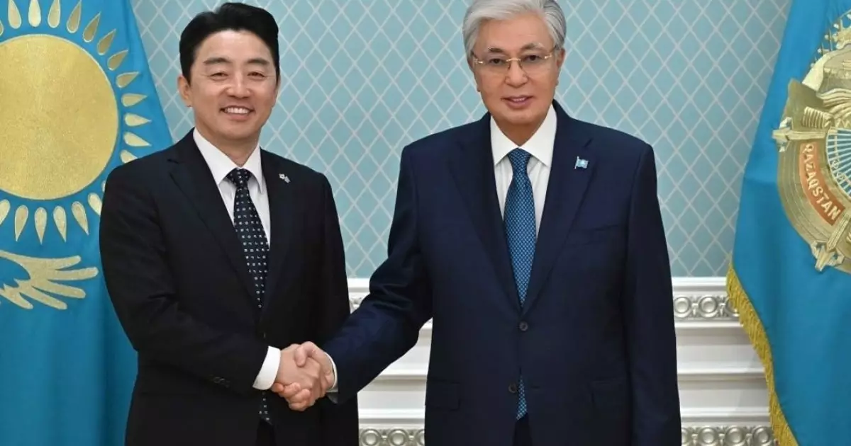  Тоқаев Оңтүстік Корея Президентінің арнаулы өкілін қабылдады 