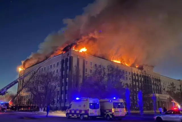 Ақтөбе әкімдігіндегі өрттің алдын ала себебі анықталды