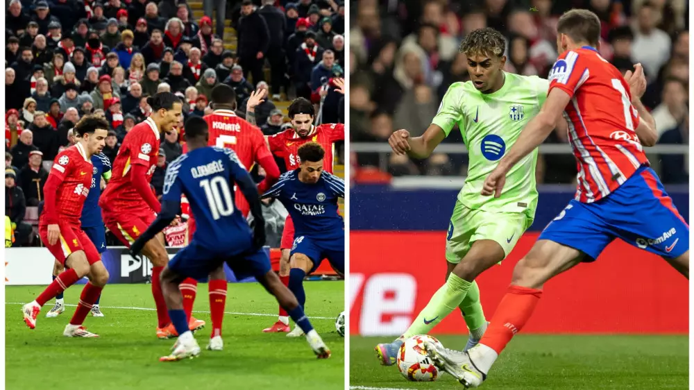 ПСЖ - “Ливерпуль“ и “Барса“ - “Атлетико“ : где смотреть матчи Лиги чемпионов