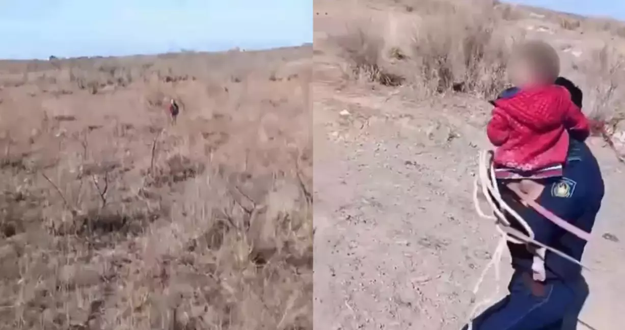 «Келе ғой, айналайын»: Абай облысында айдаладан 3 жасар бала табылды