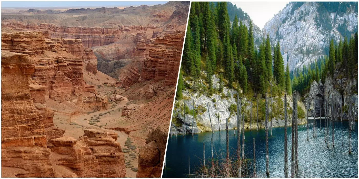 Прямой рейс из Минска до каньона и голубых озер Казахстана.