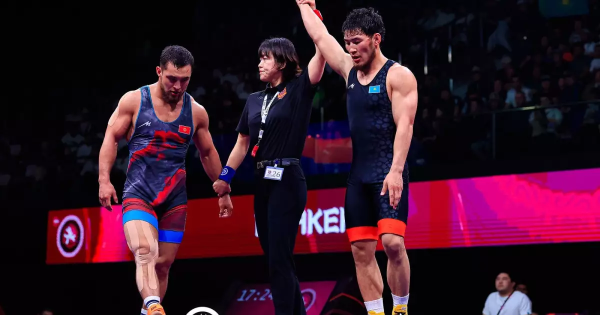   Алматбек Аманбек грек-рим күресінен Азия чемпионатының жеңімпазы атанды   
