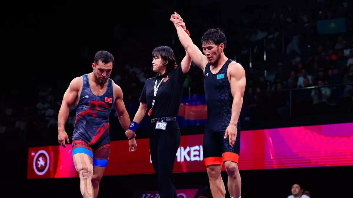 Алматбек Аманбек грек-рим күресінен Азия чемпионы атанды