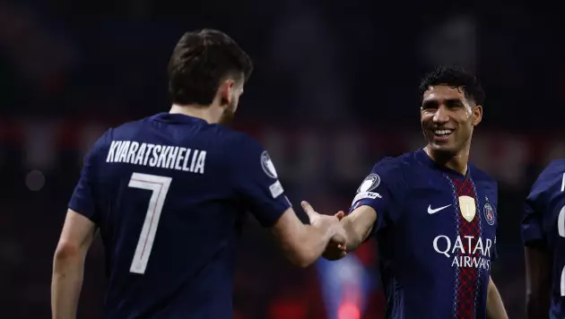 Кварацхелия повторил достижение Бензема в Лиге чемпионов