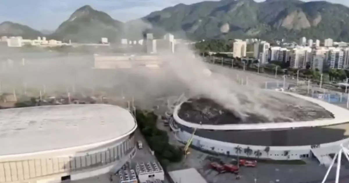  Стадион в Бразилии загорелся во время чемпионата мира с участием казахстанцев 