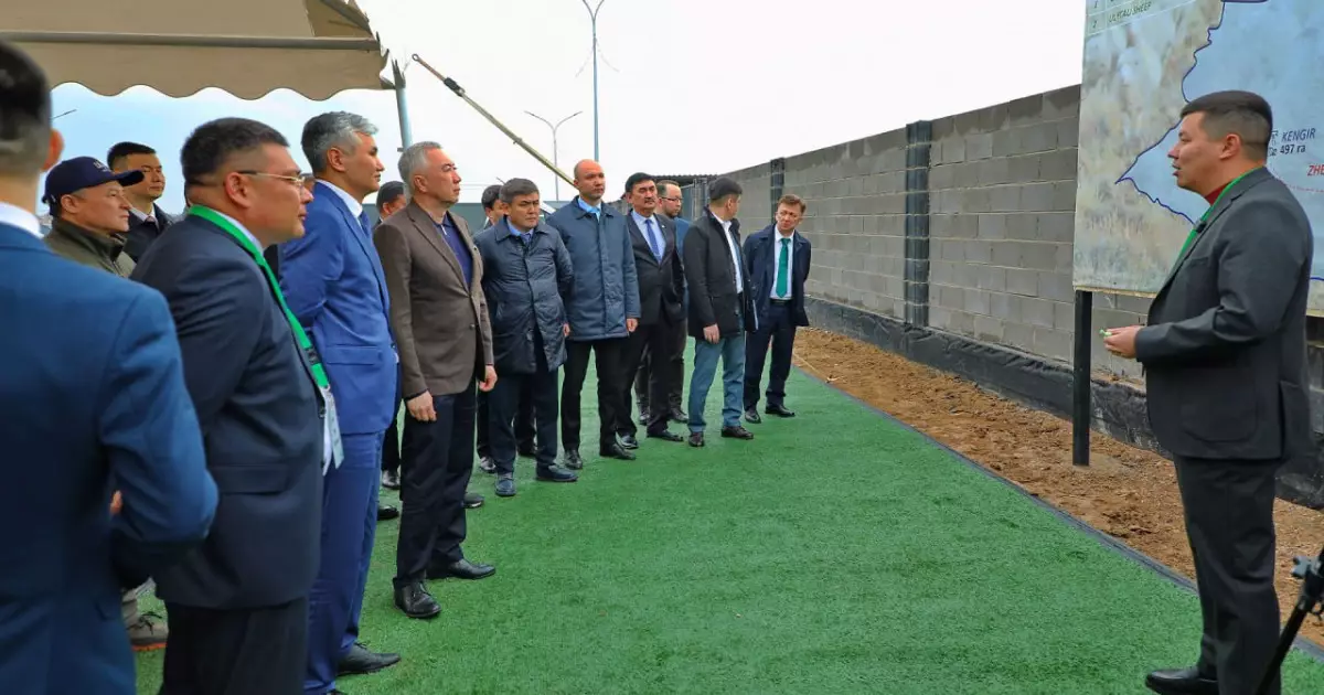   Ұлытау облысында алғашқы көтерме-тарату орталығының құрылысы күзде аяқталады   