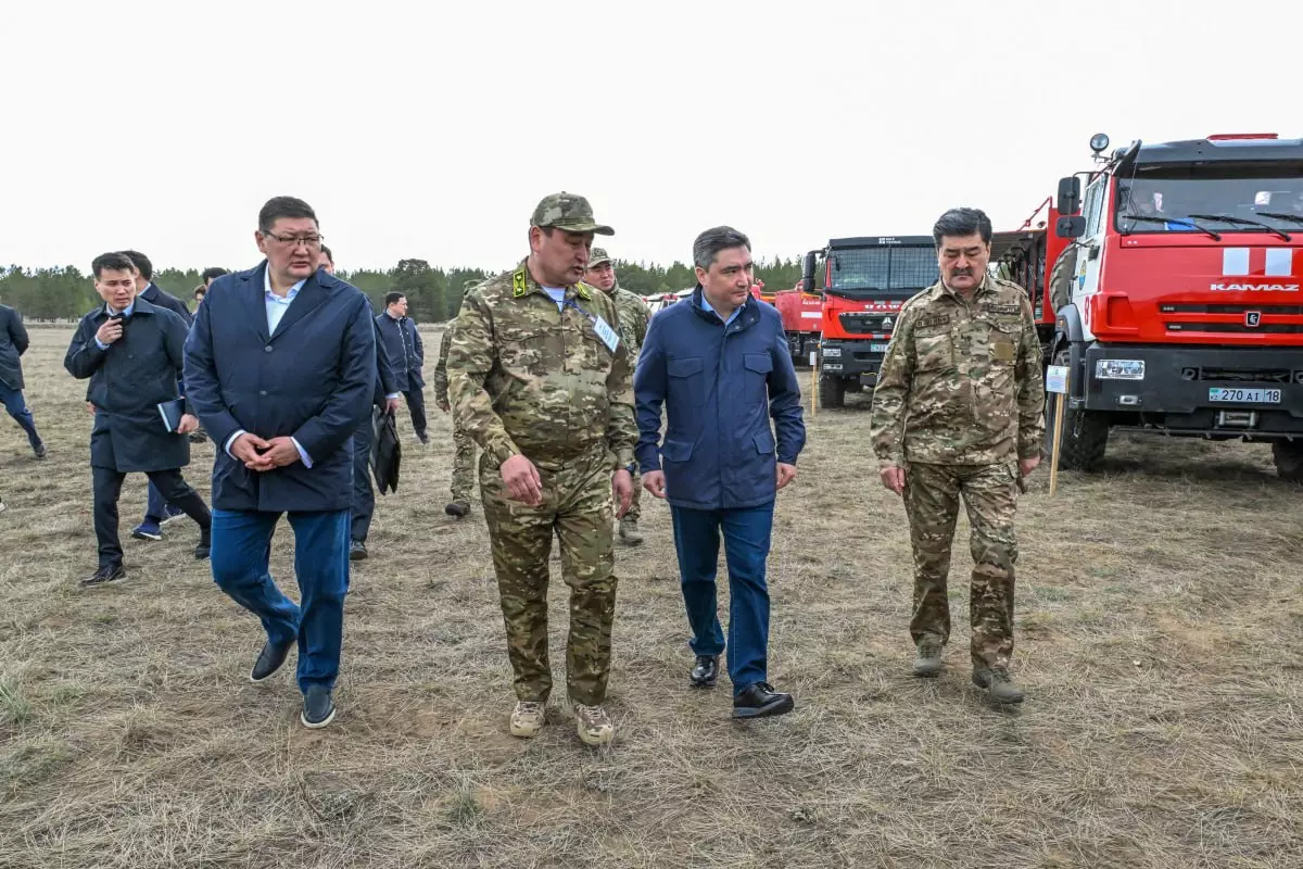 Премьер-министр проверил систему раннего обнаружения пожаров на востоке Казахстана