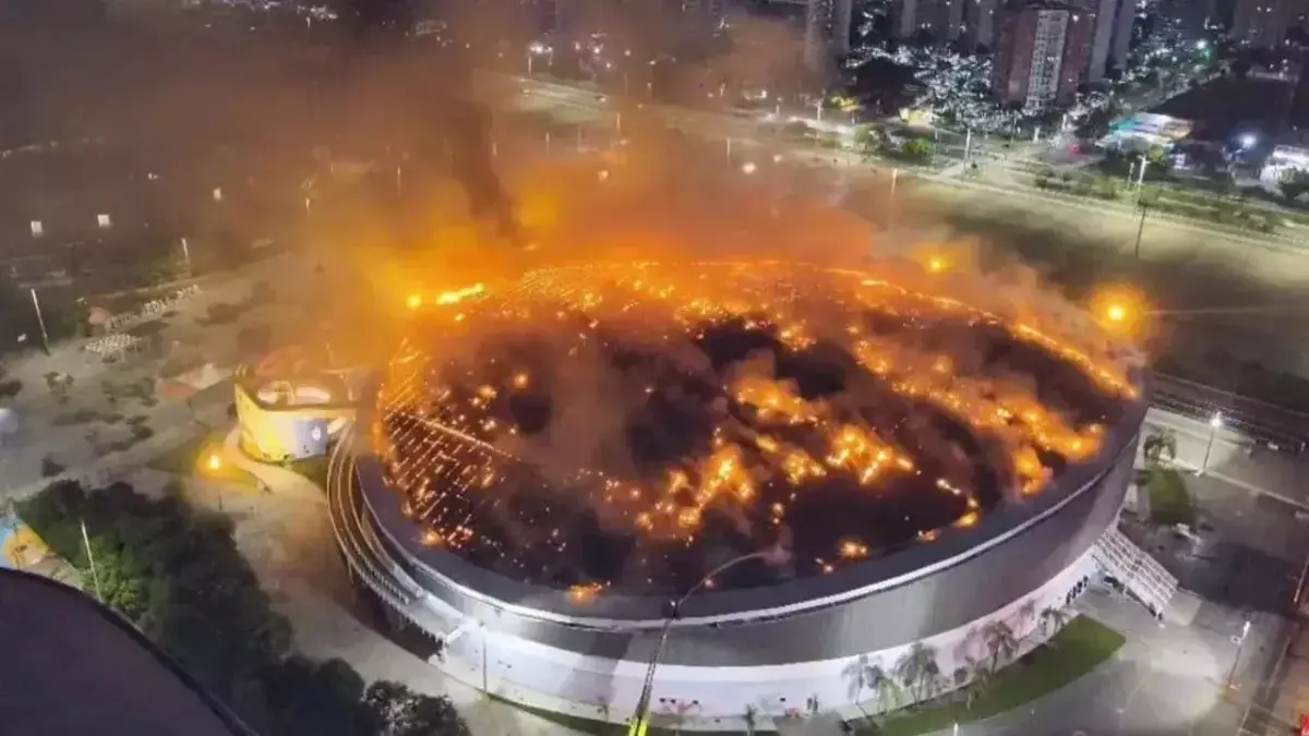 Бразилияда қазақстандық спортшылар өнер көрсеткен стадион өртенді