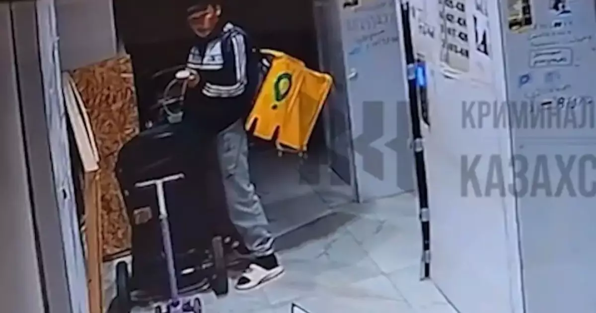  Алматыда курьер подьезде тұрған сәбидің арбасына дәрет сындырған (ВИДЕО) 