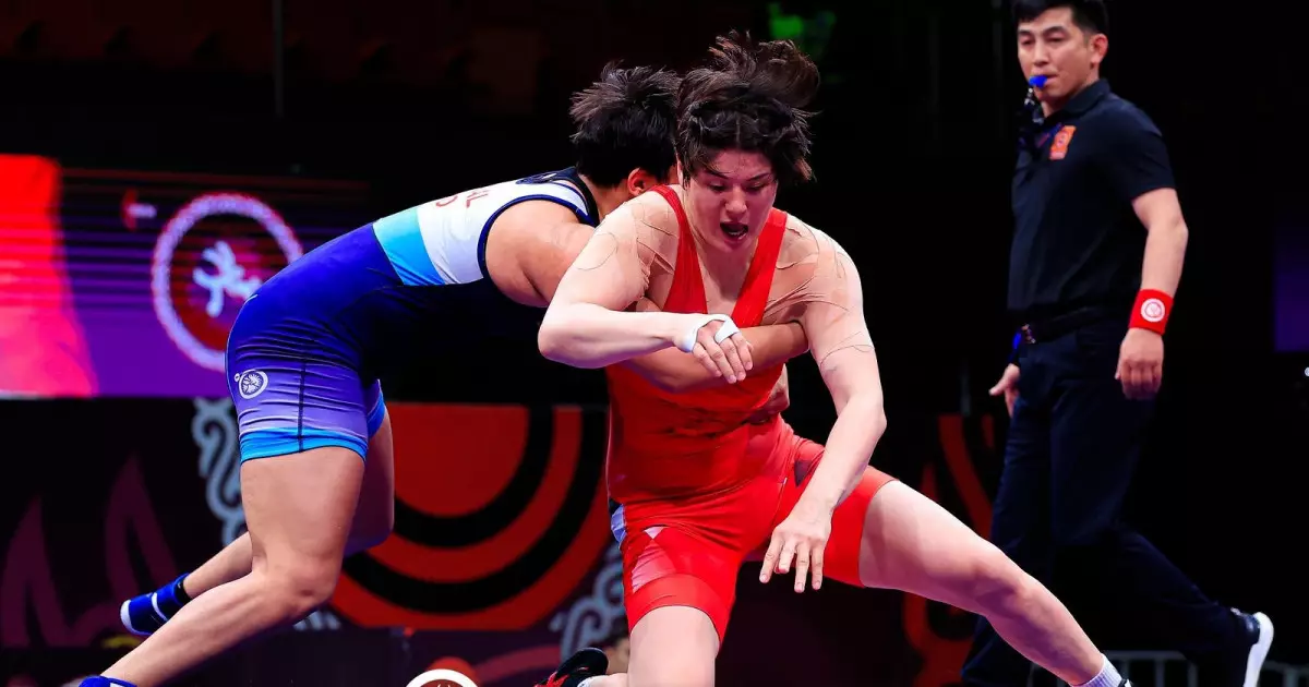   Гүлмарал Еркебаева күрестен Азия чемпионатында қола медаль жеңіп алды   