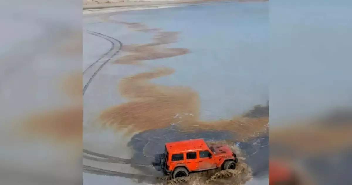  Каспий теңізінің жағалауында тәртіп бұзған өзбекстандық блогер жазаланды (ВИДЕО) 