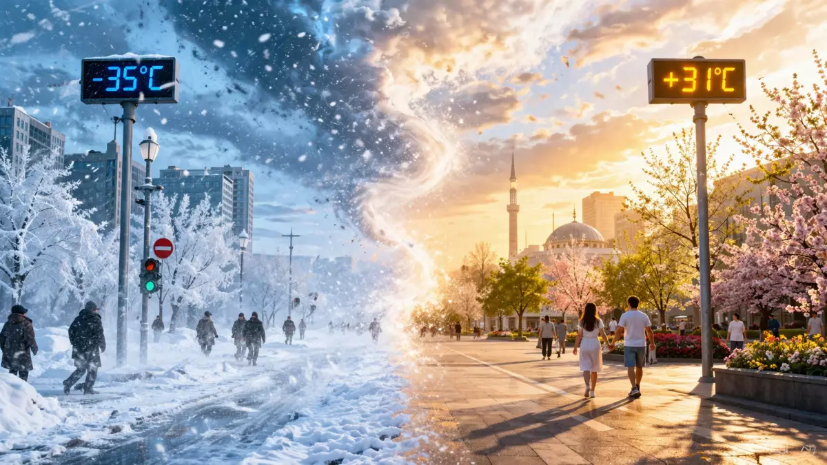 Мартовские аномалии: в Казахстане обновлен температурный рекорд 109-летней давности