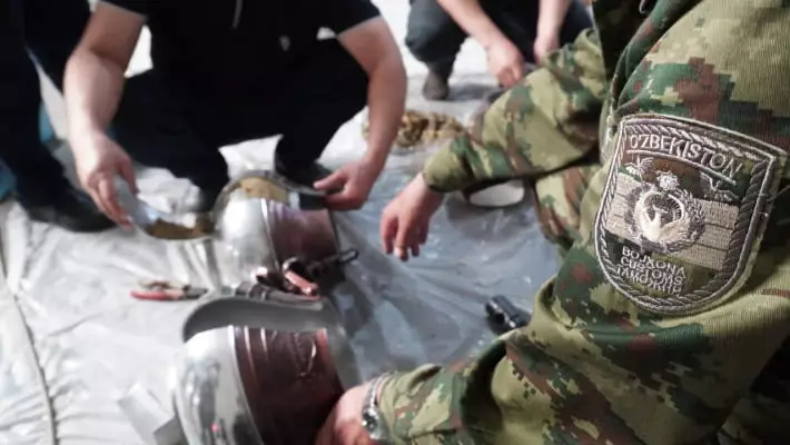 В Узбекистане пресекли контрабанду гашиша на 5 млн долларов в афганских казанах