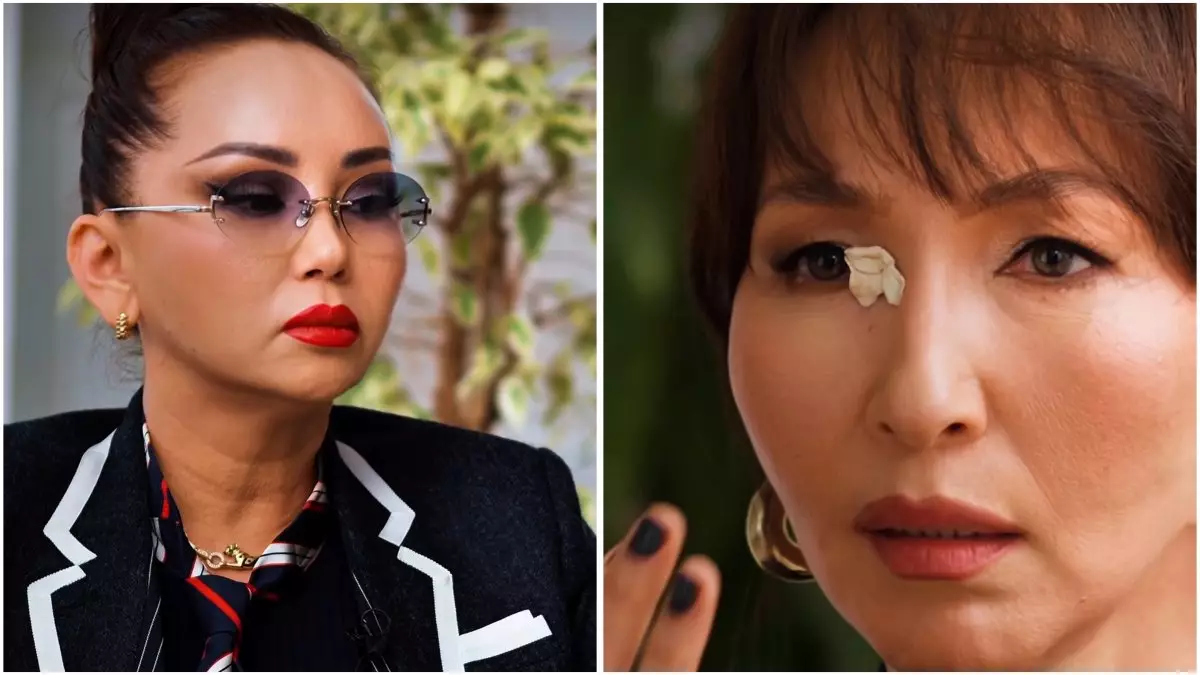 "Ішің күйсін": Баян Алагөзова журналистің бетіне сағызын түкіріп жіберді (ВИДЕО) 