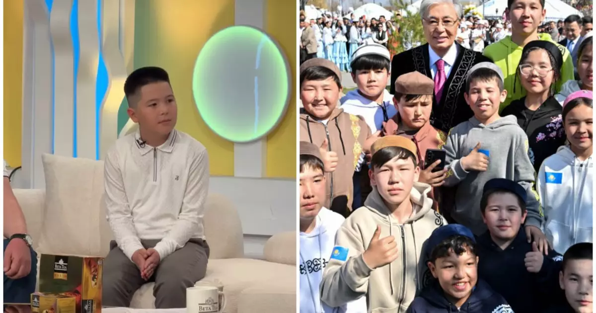  Президентпен кездескен оқушы «Qazaqstan» телеарнасында қонақ болды 