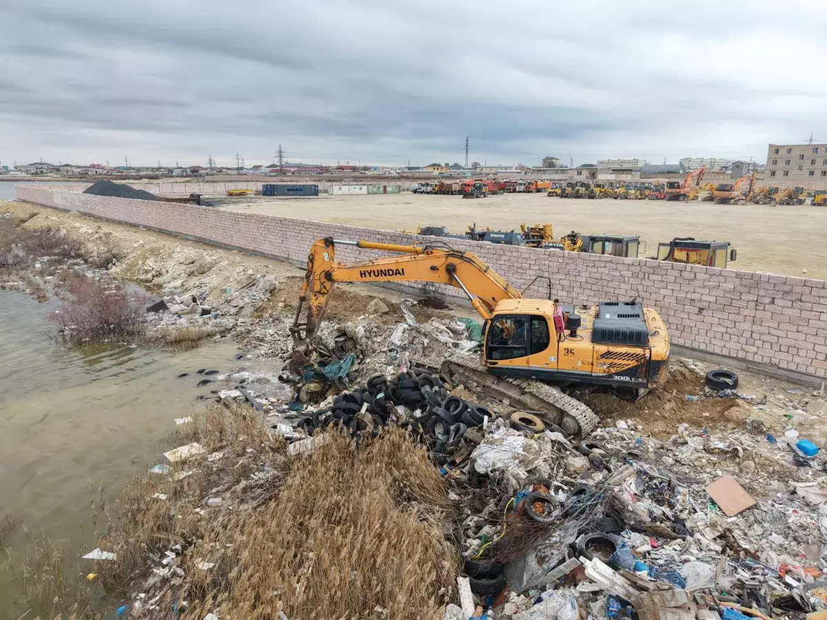 Часть свалки у озера Оймаша ликвидирована - новости на Lada.kz 10.04.2026