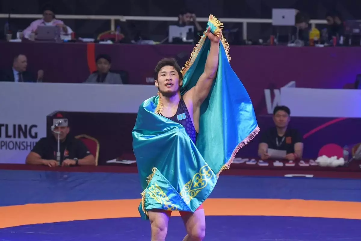 “Ендігі мақсат әлем чемпионаты” — Грек-рим күресінен Азия чемпионы Алматбек Аманбек