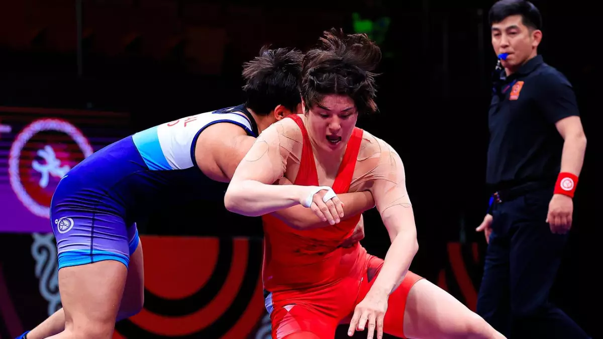 Казахстанская борчиха завоевала бронзу на чемпионате Азии в Кыргызстане