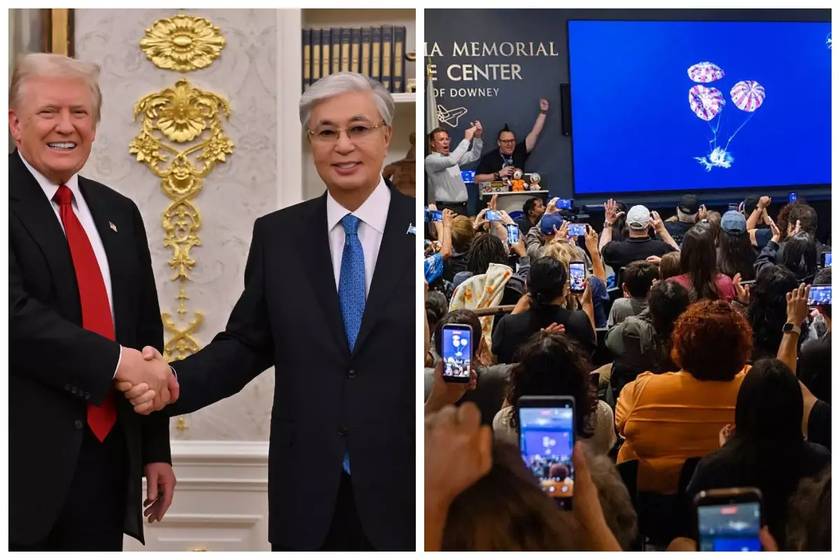 Тоқаев Трампты "Артемида-2" миссиясының аяқталуымен құттықтады