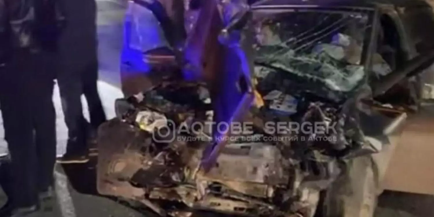 Ақтөбе тас жолында адам өлімімен аяқталған жантүршігерлік жол апаты болды