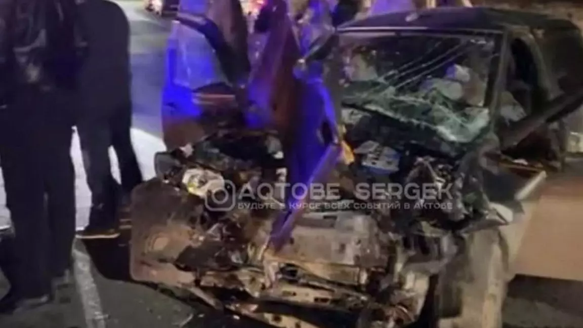 Ақтөбе облысында жантүршігерлік жол апатынан бір адам қаза тапты