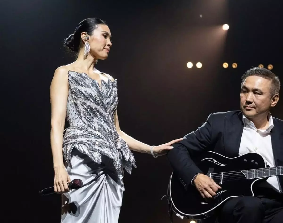 Танымал олигархтың әйелі Алматыда үлкен шоу-концерт берді