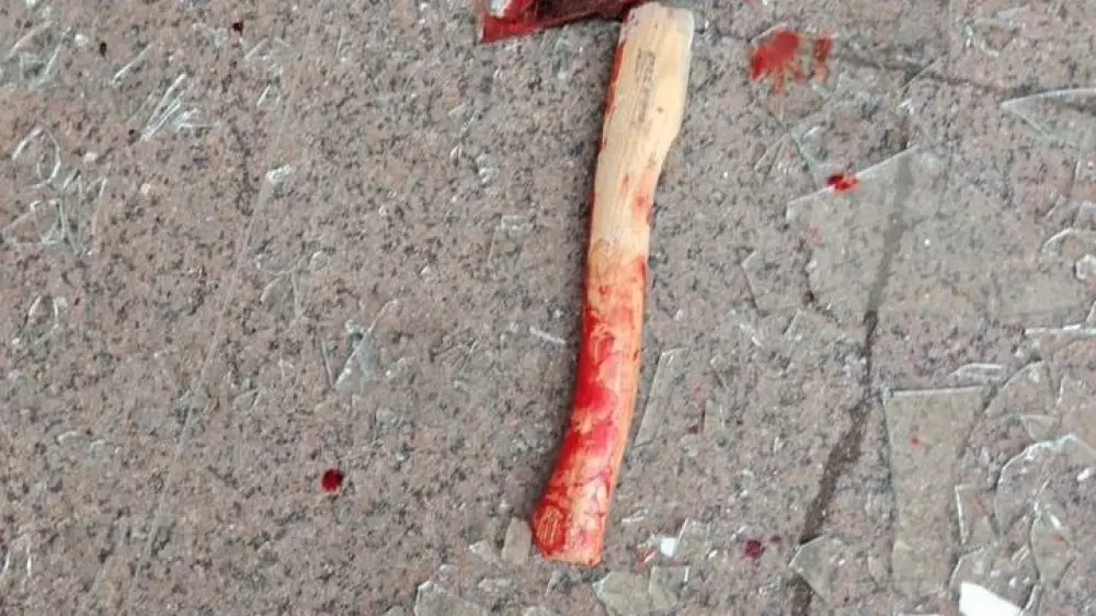 Окровавленный мужчина с топором напугал жителей ЖК в Астане