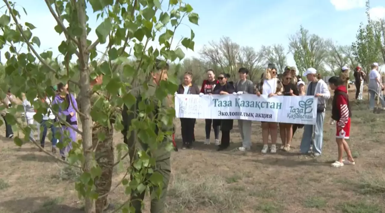 Қонаевта жаңа экосаябақ ашылды