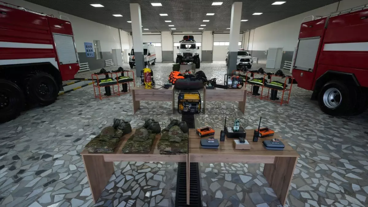 Впервые в поселке Жайрем открыто универсальное пожарное депо