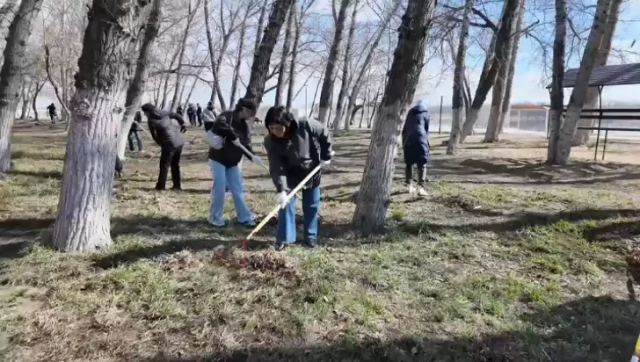 Масштабный экологический субботник устроили в Костанае