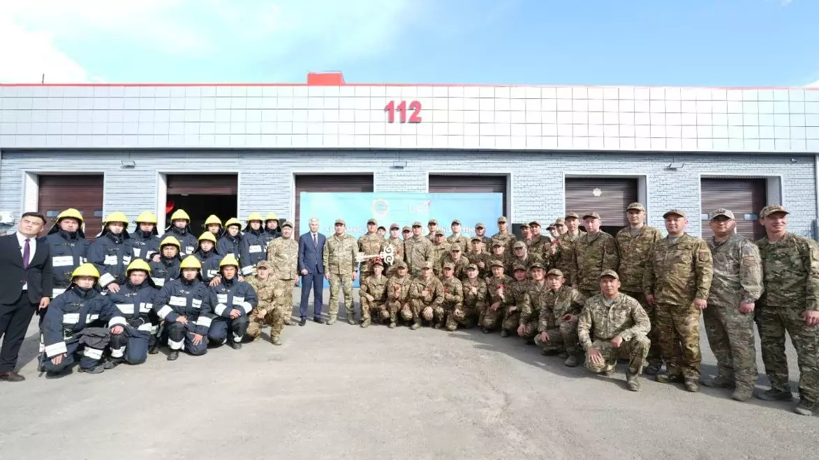 Новая пожарная часть заработала в Сатпаеве