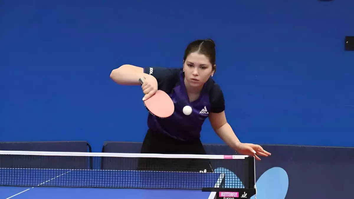 Разгорается борьба за медали на молодёжном чемпионате Казахстана по настольному теннису