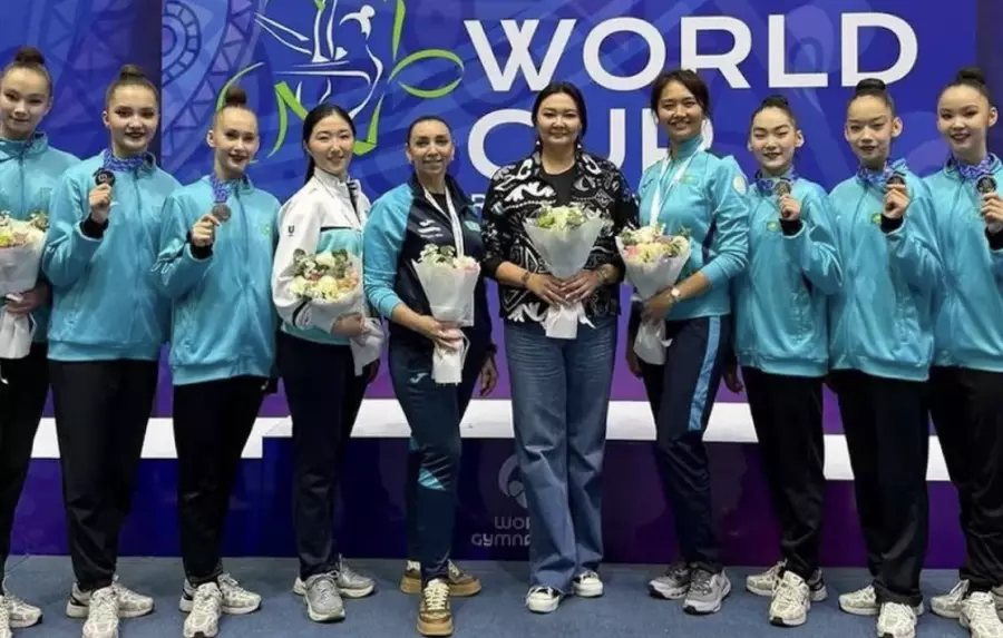 Қазақстан көркем гимнастикадан Ташкенттегі Әлем кубогы кезеңінде күміс жүлдеге ие болды