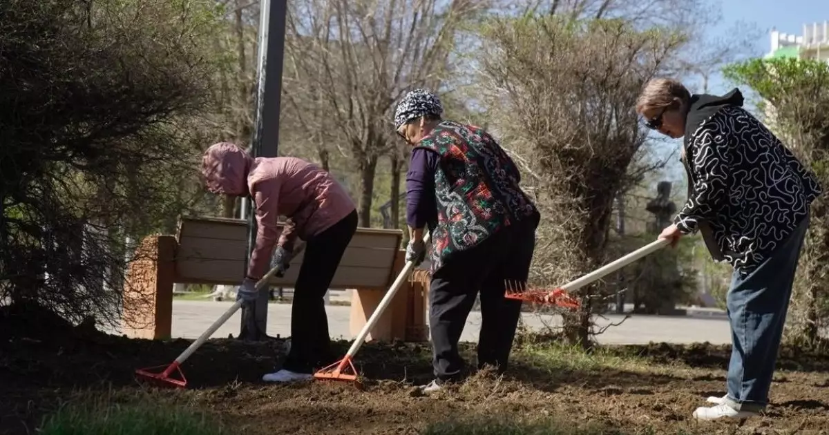  Ұлытауда «Таза Қазақстан» экологиялық акциясы аясында жалпыоблыстық сенбілік өтті 