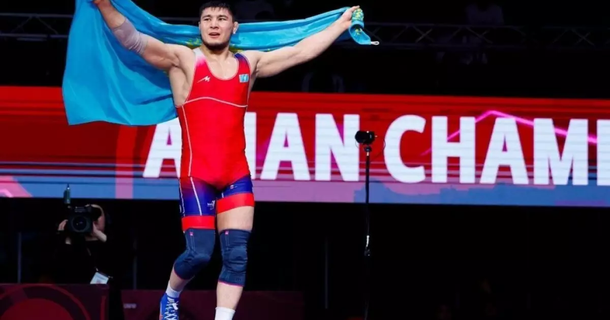   Балуан Азамат Дәулетбеков Азия чемпионатының жүлдегері атанды   