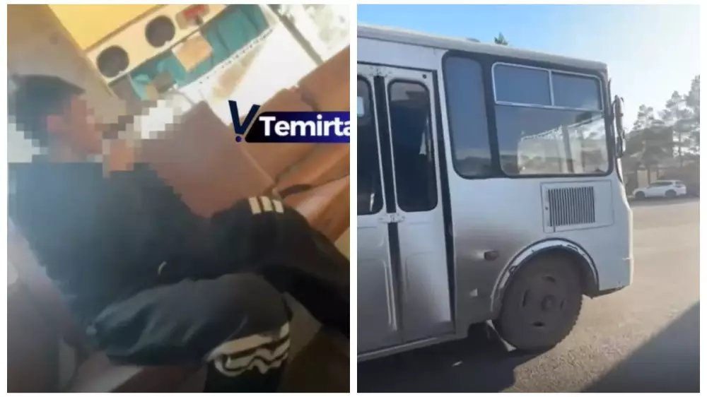Водитель автобуса напал на пассажира из-за еды в Темиртау