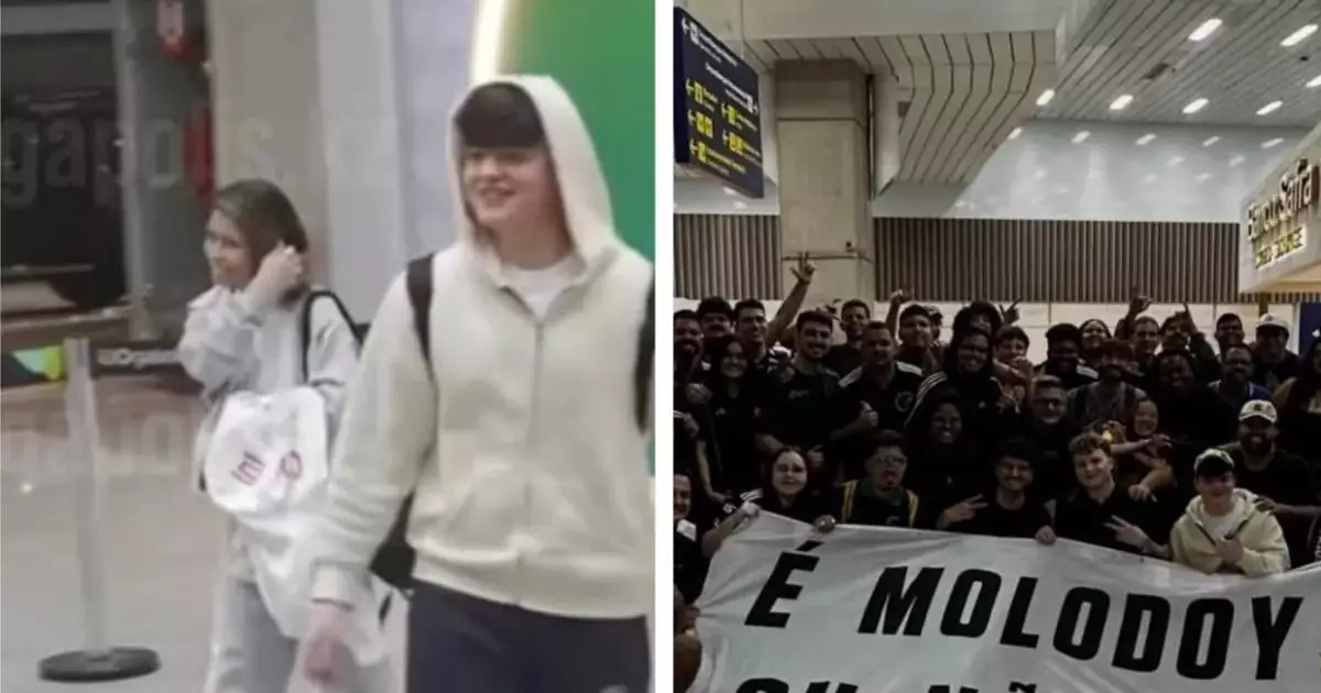  В бразильском аэропорту с фурором встретили казахстанского киберспортсмена Molodoy 