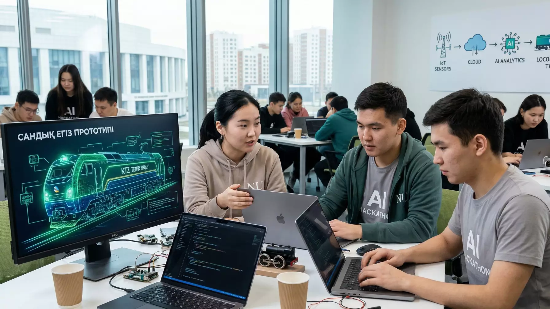 Локомотивтің цифрлық егізі: Отандық хакатонда үздік IT-шешімдер анықталды