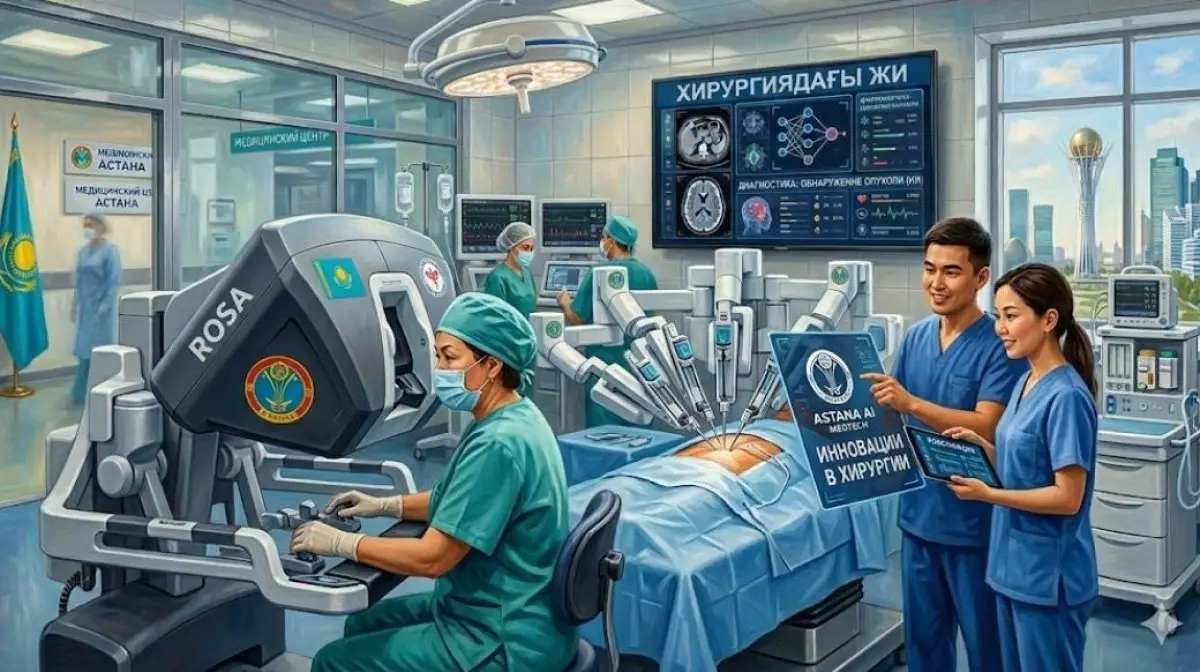 Da Vinchi-дің ізбасарлары: Қазақстанда ота жасайтын ЖИ роботтар жайлы